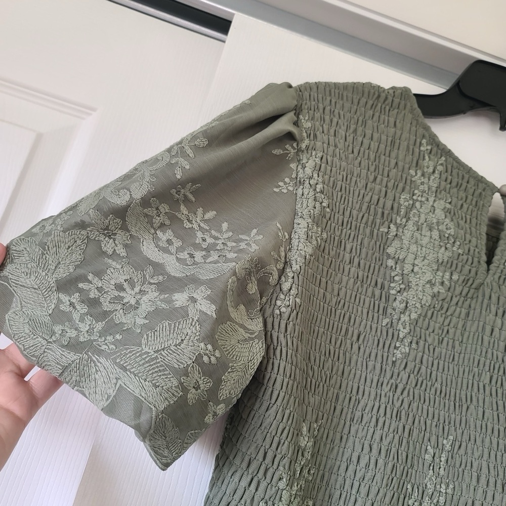 Baltic Born Sage Green Midi Dress - Picture 3 of 12
